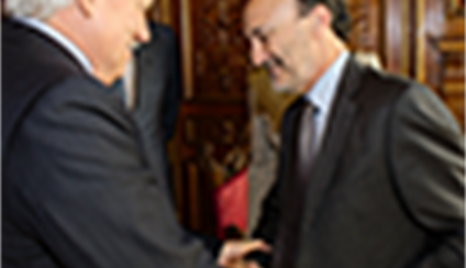 Jesús Gracia firma el Acuerdo de Sede del IICA