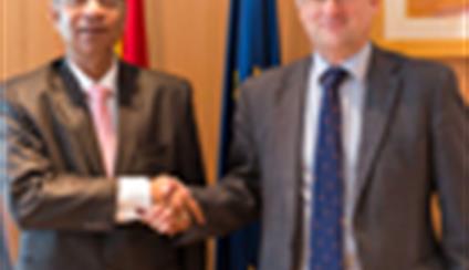  Ignacio Ybáñez se reúne con el secretario General Adjunto de Naciones Unidas, Atul Khare