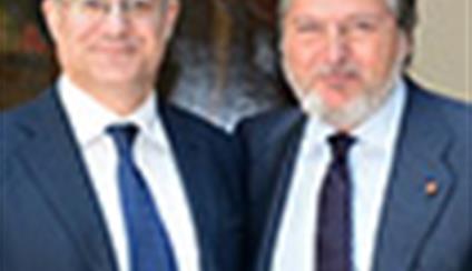 Iñigo Méndez de Vigo recibe al presidente de la Comisión de Asuntos Económicos y Monetarios