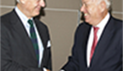 El ministro se reunió con el enviado especial de Naciones Unidas para Siria