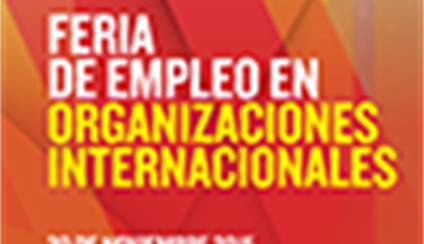 El ministro acude a la Feria de Empleo en Organizaciones Internacionales 