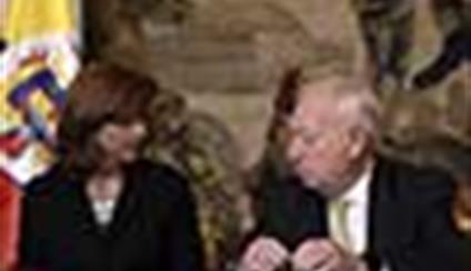 José Manuel García-Margallo y ministra de Relaciones Exteriores de Colombia presiden Comisión Mixta