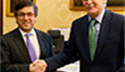 El ministro recibe al presidente del Banco Interamericano de Desarrollo