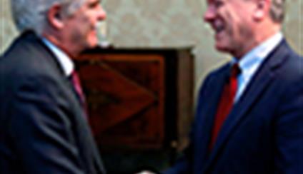 El ministro se reúne con el director del Programa Mundial de Alimentos (PMA)