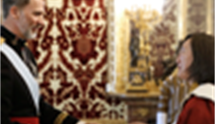 Su Majestad el Rey recibe cartas credenciales de nuevos embajadores