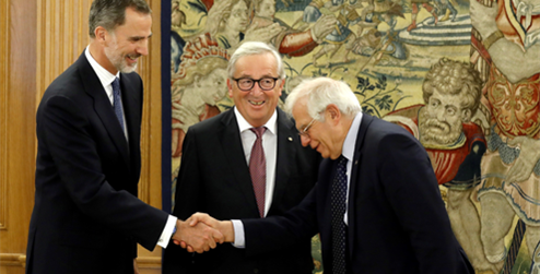Su Majestad el rey recibe al presidente de la Comisión Europea