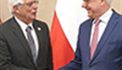 Josep Borrell visita Polonia