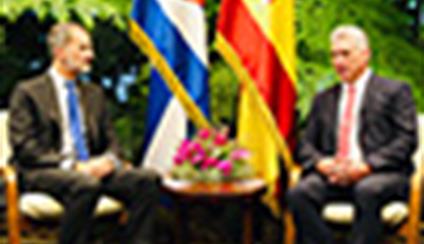 Sus Majestades los Reyes, en Cuba