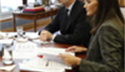 Los embajadores de Marca España comparten con los Reyes su visión sobre el impacto del COVID-19