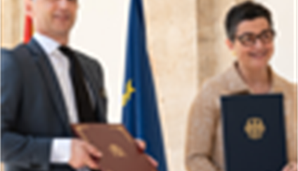 Jornada de trabajo de la ministra González Laya, en Valencia