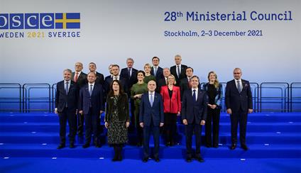 Se celebra en Estocolmo el 28.º Consejo Ministerial de la OSCE