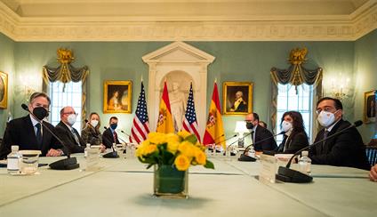 José Manuel Albares se reúne con Antony Blinken
