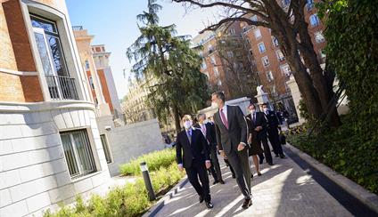 Su Majestad el Rey inaugura la nueva sede del Ministerio
