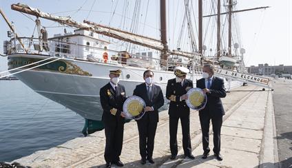 Presentación de la moneda conmemorativa del V Centenario de la Circunnavegación de la Tierra