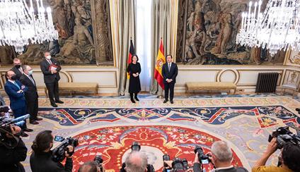 Visita de la ministra de Asuntos Exteriores de Alemania