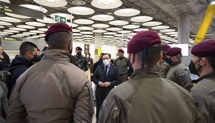 Llegada de españoles evacuados de Ucrania