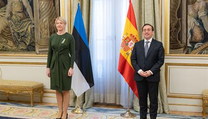 Reunión con la ministra de Exteriores de Estonia