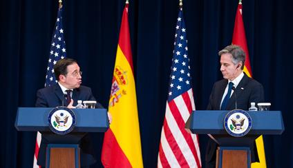 José Manuel Albares se reúne con Antony Blinken, en Washington