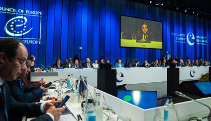 El ministro participa en la IV Cumbre del Consejo de Europa