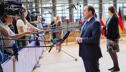 José Manuel Albares interviene en el Consejo de Asuntos Exteriores