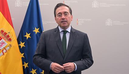 El Ministro de Asuntos Exteriores, Unión Europea y Cooperación, José Manuel Albares, se ha dirigido a las participantes de la Cumbre All Afghan Women