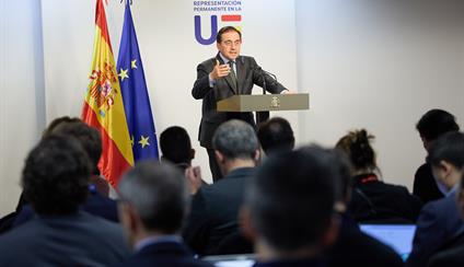 José Manuel Albares participates in the Foreign Affairs Council (FAC)