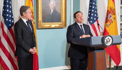 El ministro de Asuntos Exteriores, Unión Europea y Cooperación se ha reunido hoy en Washington con el secretario de Estado Antony Blinken