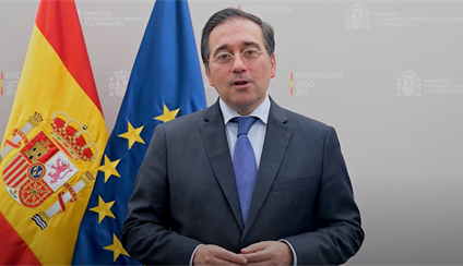 Felicitación del ministro Albares con motivo del 12 de octubre