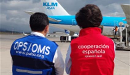 España envía más de 100.000 dosis de AstraZeneca a Ecuador