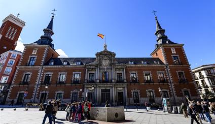 Fachada del Palacio de Santa Cruz
